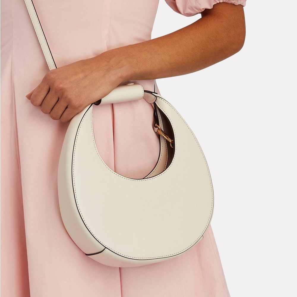 STAUD CLASSIC MOON BAG CREAM